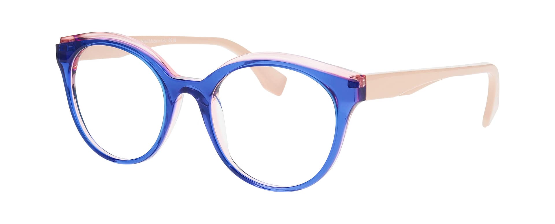 Face à Face SKIM 1 bleu et rose – vue 3/4