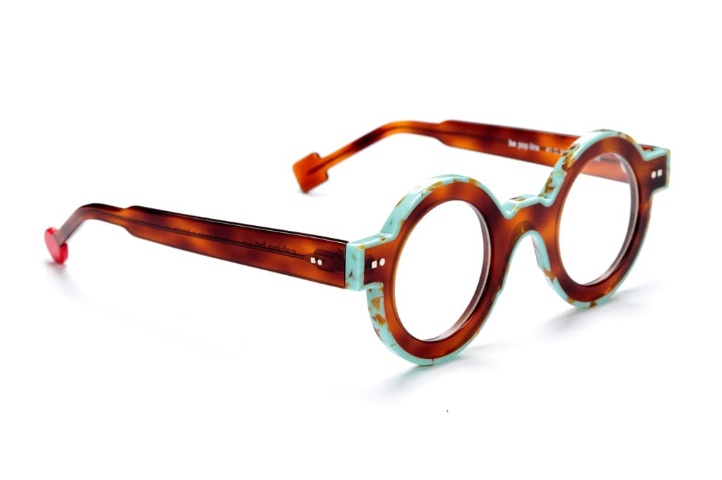 Sabine Be Be Pop Line 523 profil monture marron translucide vert pastel