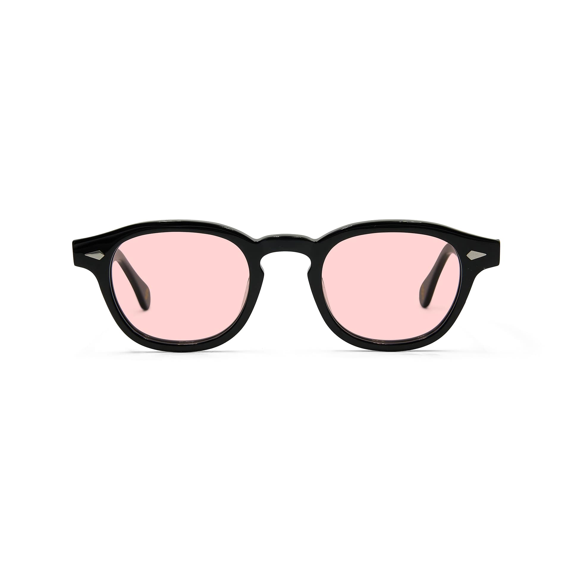 Lunettes PAWA Bardock noir verres rose vue 3/4