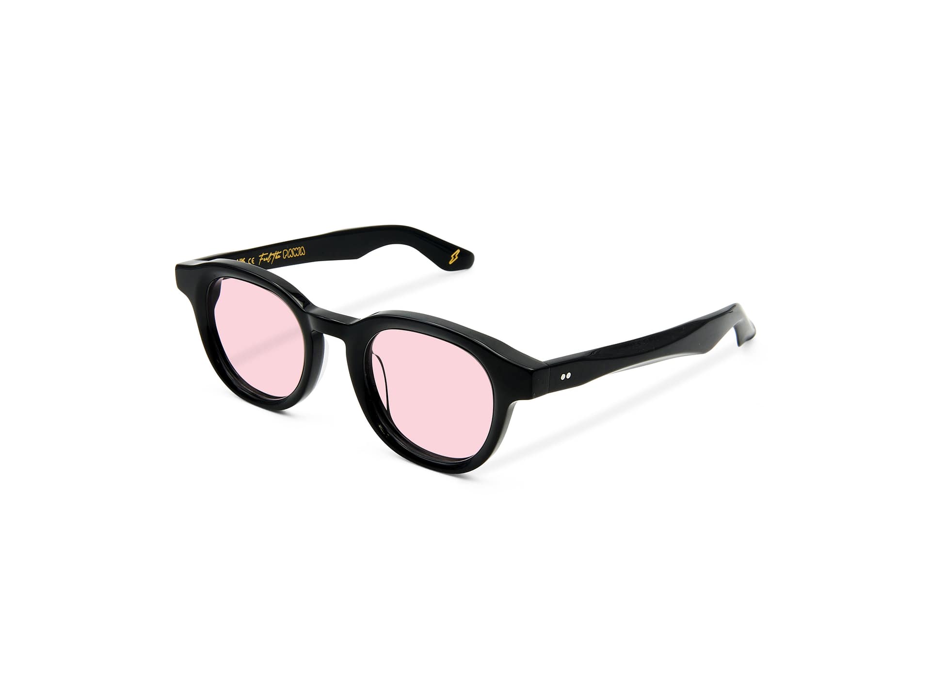 Pawa Shoto noir verres roses style japonais